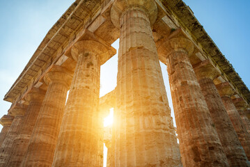 Second Temple of Hera in Paestum, Italy.