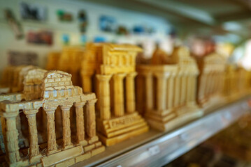 Temple Souvenirs at the street shop.