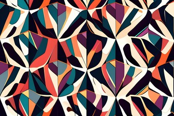 seamless geometric pattern - Generate AI