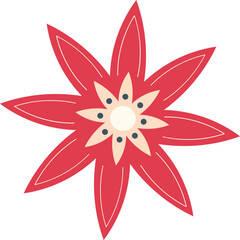 Bright spring flower illustration