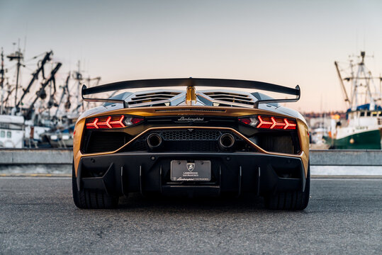 Seattle, WA, USA
Feb 10, 2023
Lamborghini Aventador SVJ in gold
