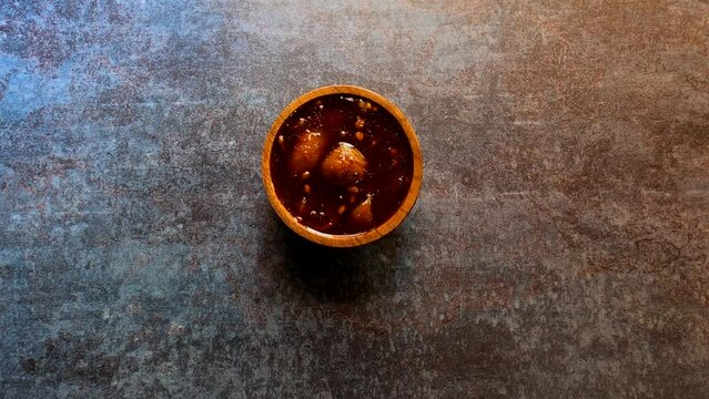 Indian traditional sweet lime pickle