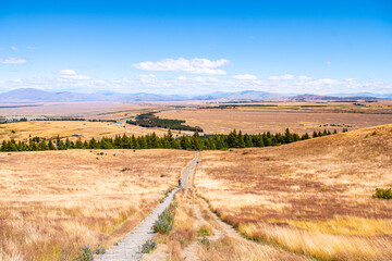 views of lake tekapo and surroundings, new zealand