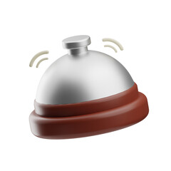 coffee object bell illustration 3d