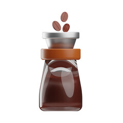 coffee object coffee filter illustration 3d