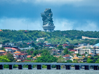 The God Wisnu at the (GWK) Garuda Wisnu Kencana Cultural Park - Bali