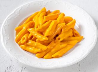Pasta with cheese sauce