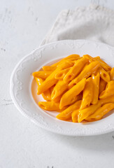 Pasta with cheese sauce