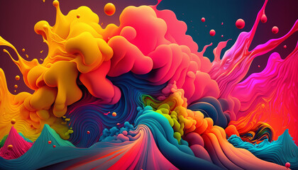 Fototapeta na wymiar abstract colorful