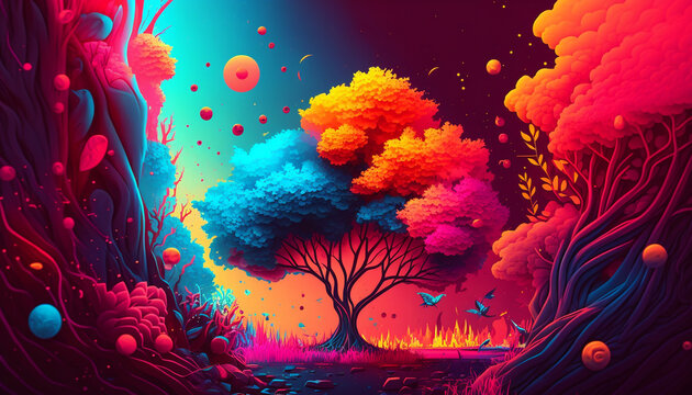 abstract colorful