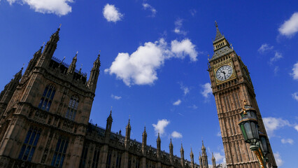 Fototapeta na wymiar The Big Ben in London, United Kingdom