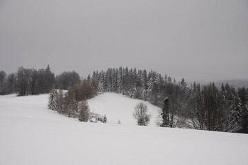 Zima w górach, Zima, Zimowy las, Góry zimą, Polskie Góry 