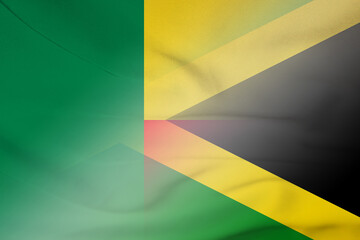 Benin and Jamaica state flag international relations JAM BEN