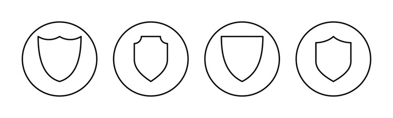Shield icon vector for web and mobile app. Protection icon. Security sign and symbol