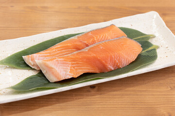 北海道産の秋鮭切り身