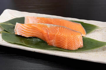 北海道産の秋鮭切り身