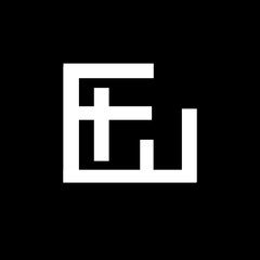 abstract logo design with a box shape