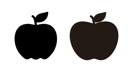 Apple icon vector illustration. Apple sign and symbols for web design.