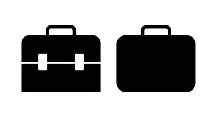 Briefcase icon vector illustration. suitcase sign and symbol. luggage symbol.