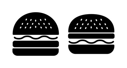 Burger icon vector illustration. burger sign and symbol. hamburger