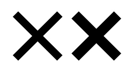 Obraz premium Close icon vector illustration. Delete sign and symbol. cross sign