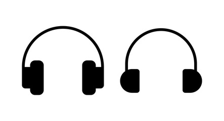 Headphone icon vector illustration. Headphone sign and symbol