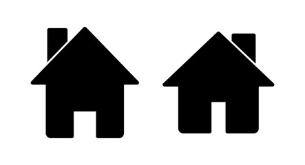 Home icon vector illustration. House sign and symbol