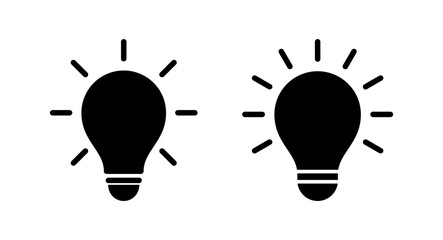 Fototapeta na wymiar Lamp icon vector illustration. Light bulb sign and symbol. idea symbol.