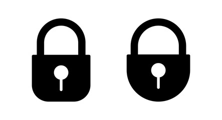 Lock icon vector illustration. Padlock sign and symbol. Encryption icon. Security symbol