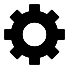 metal gear glyph icon