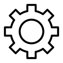 metal gear line icon