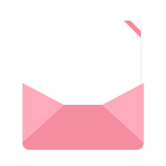 핑크색 초대장 편지봉투 배경