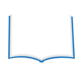 파란색 책 일러스트 프레임