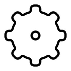 settings line icon