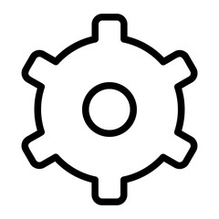 settings line icon