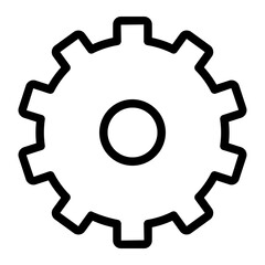 settings line icon