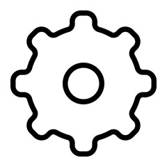 settings line icon