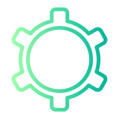 gear gradient icon