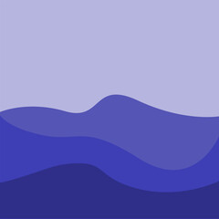 Wave icon. Vector illustration on a white background.