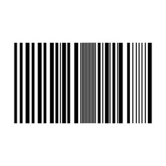 Barcode icon. Vector illustration on a white background.