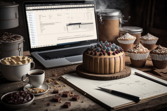 bakery databases that adapt to your needs, adjust forms, tables, and charts to meet evolving goals with just a few clicks, statistics, concept, background, generative ai