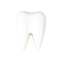 Tooth isolated on black background with clipping path - 572107172