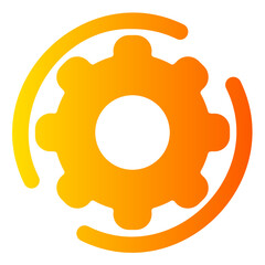 set up gradient icon