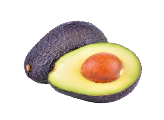 avocado on transparent png