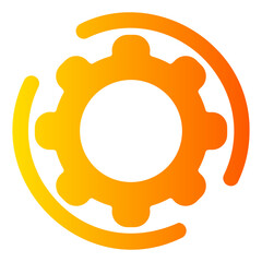 setting gradient icon