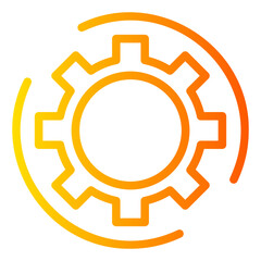 cogwheel gradient icon