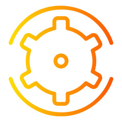 cogwheel gradient icon