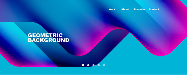 Geometric fluid shapes with liquid colors abstract background. Vector Illustration For Wallpaper, Banner, Background, Card, Book Illustration, landing page