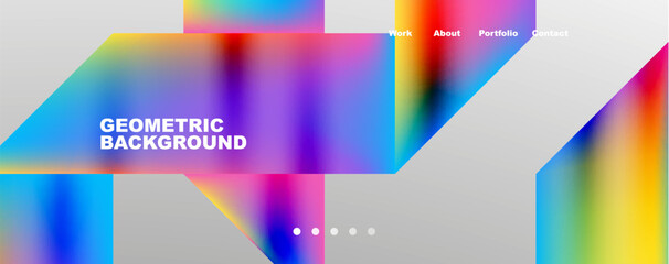 Dynamic lines, triangles, rectangles geometric abstract background. Vector Illustration For Wallpaper, Banner, Background, Card, Book Illustration, landing page