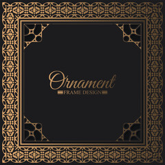 Elegant decorative frame design background